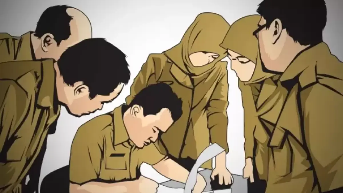 Ilustrasi guru.