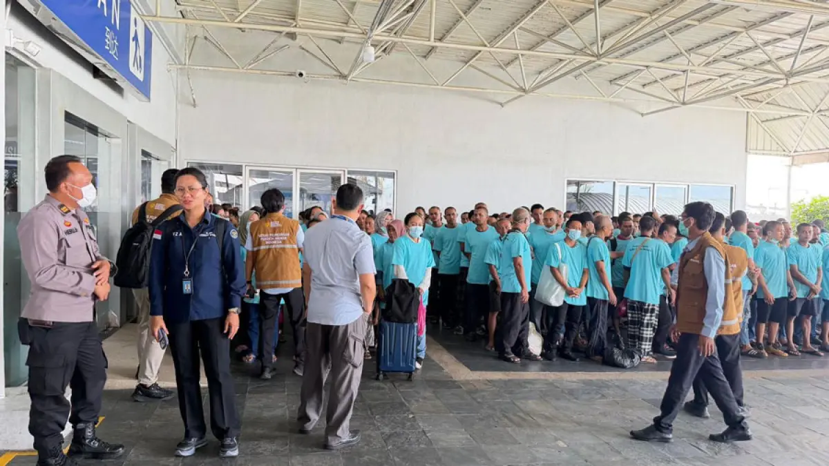 190 WNI Dipulangkan dari Malaysia Lewat Batam. Dok. KJRI untuk Batam Pos 