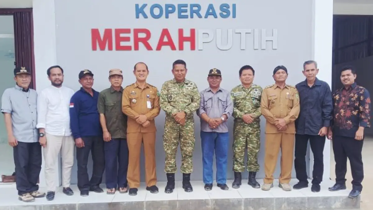 Gedung Kopdes Merah Putih di Desa Harapan Jaya Natuna, diambil pada Maret 2026. ANTARA/HO-Desa Harapan Jaya 