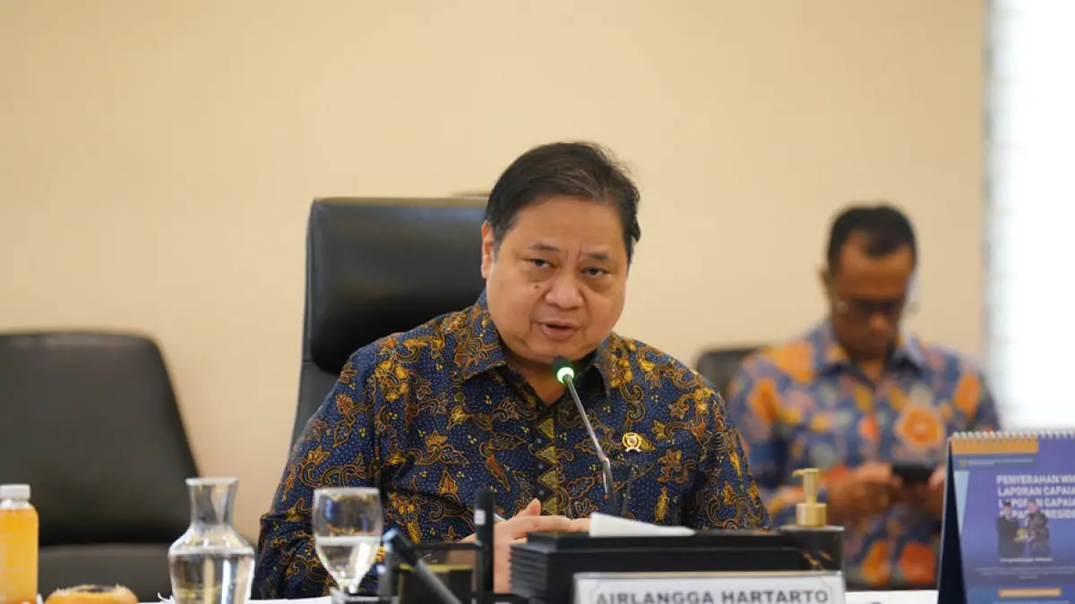 Menteri Koordinator Bidang Perekonomian Airlangga Hartanto