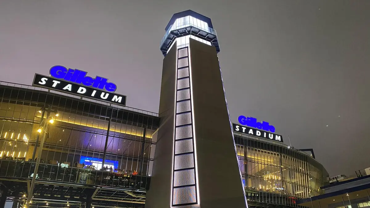 Stadion Gillette di Foxborough, Massachusetts, Amerika Serikat.