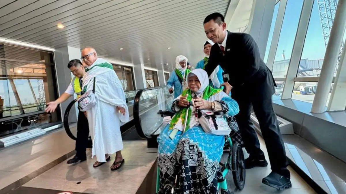 InJourney Airports memperkuat kesiapan fasilitas dan layanan di 14 bandara guna mendukung kelancaran kepulangan jamaah haji 2026. ANTARA/HO-Injourney Airports 