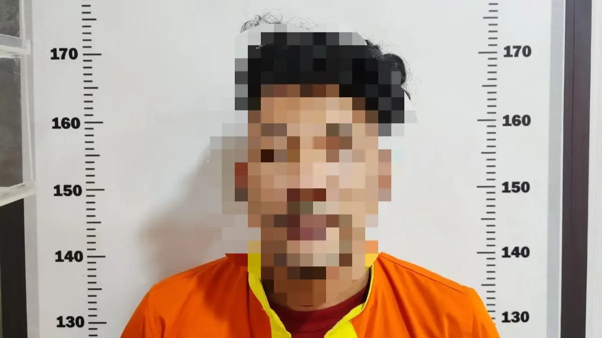 Salah satu tersangka peredaran narkoba di Tiban yang ditangkap polisi. F. Istimewa