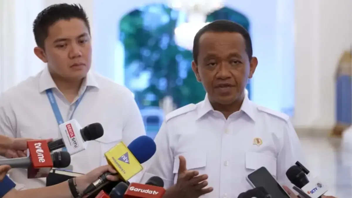 Menteri ESDM Bahlil Lahadalia. (YouTube Setpres)
