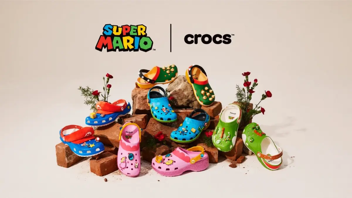 Super Mario x Crocs hadirkan sepatu kolaborasi unik. (x.com/rodrigocoelhoc)