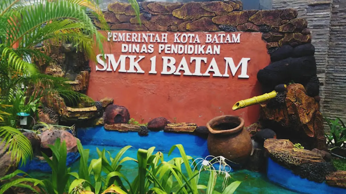 Salah satu sudut SMK 1 Batam