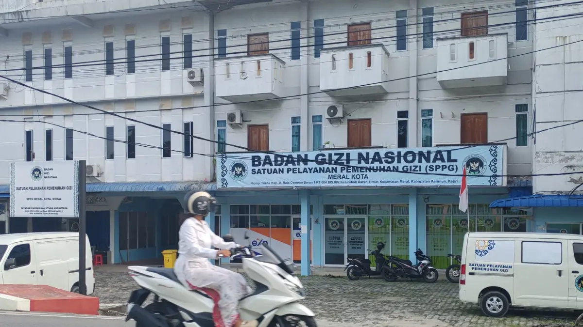Salah satu SPPG yang berlokasi di kawasan perkotaan Pulau Karimun. F Sandi Pramosinto/Batam Pos