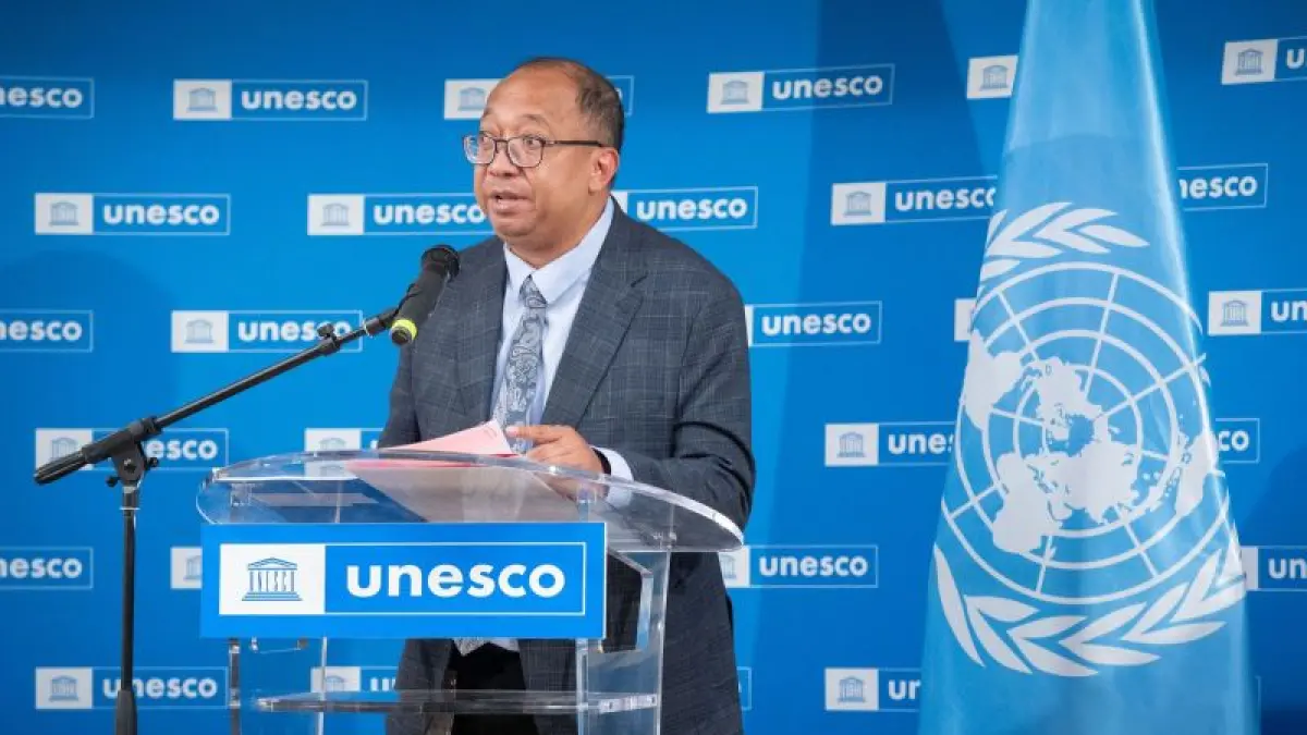 Wakil Delegasi Tetap RI untuk UNESCO Duta Besar Satrya Wibawa. (ANTARA/HO-UNESCO)