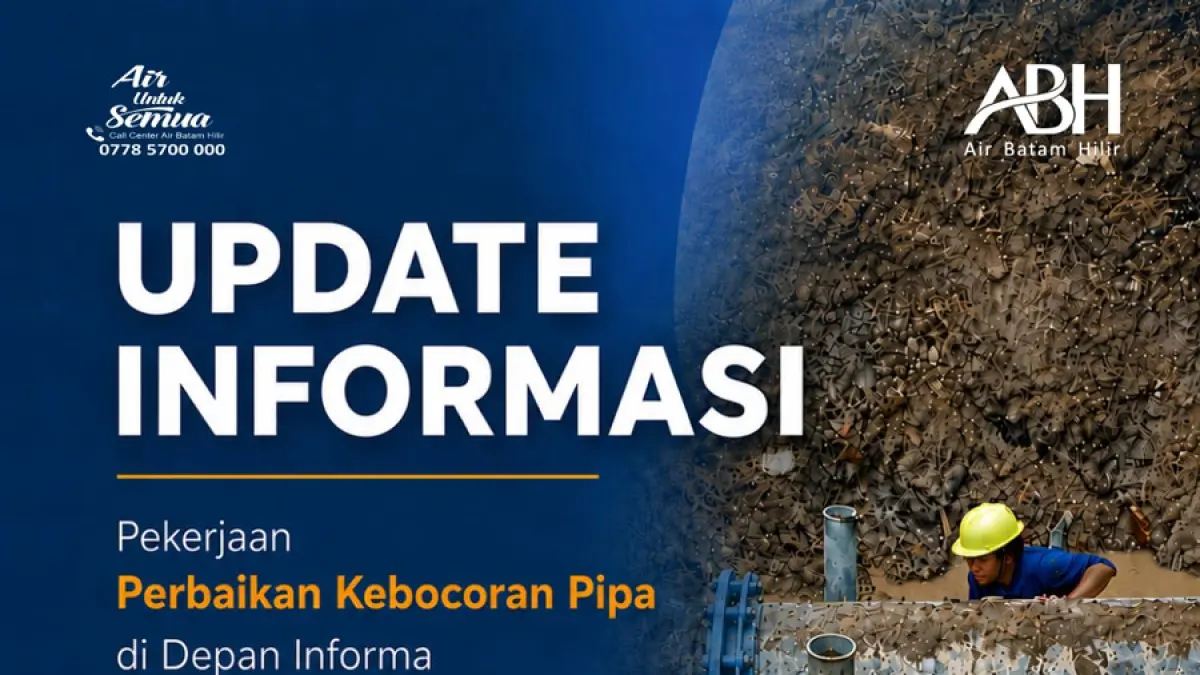 info di akun medsos PT Air Batam Hilir