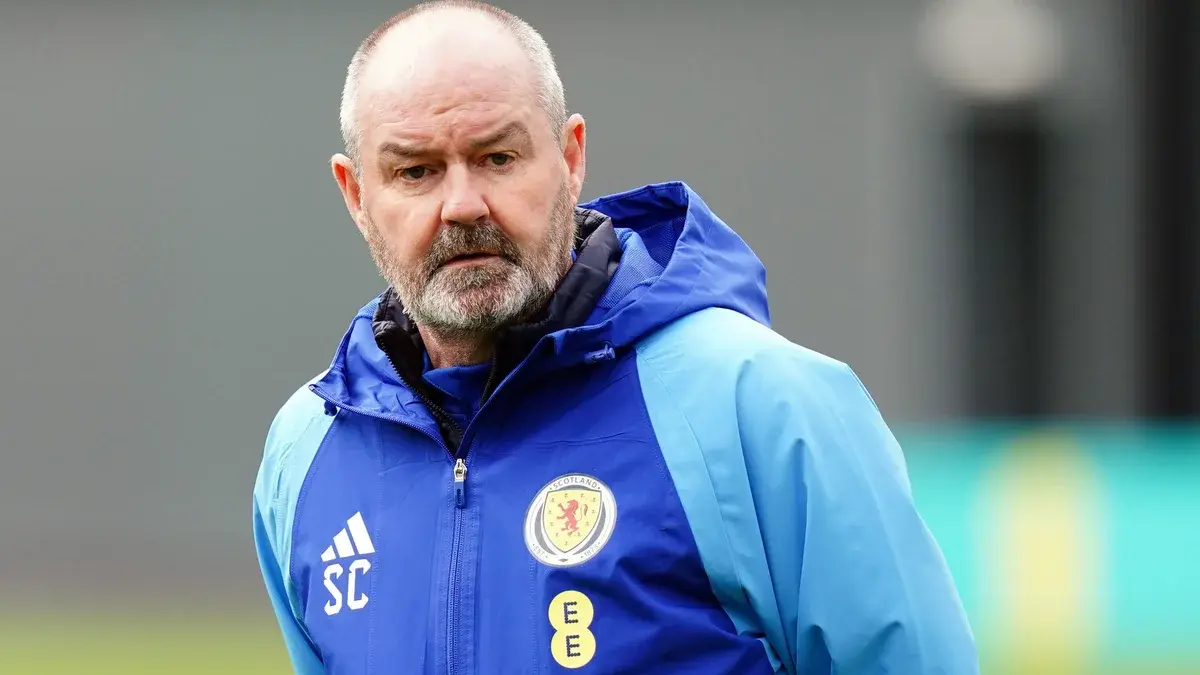 Pelatih Timnas Skotlandi Steve Clarke. F The Guardian