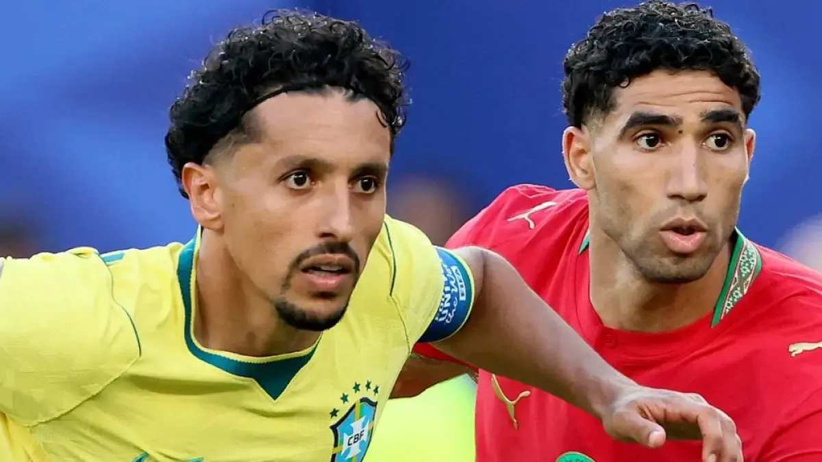 Brasil bermain imbang 1-1 melawan Maroko pada laga fase grup Piala Dunia 2026 di New York. (FIFA)