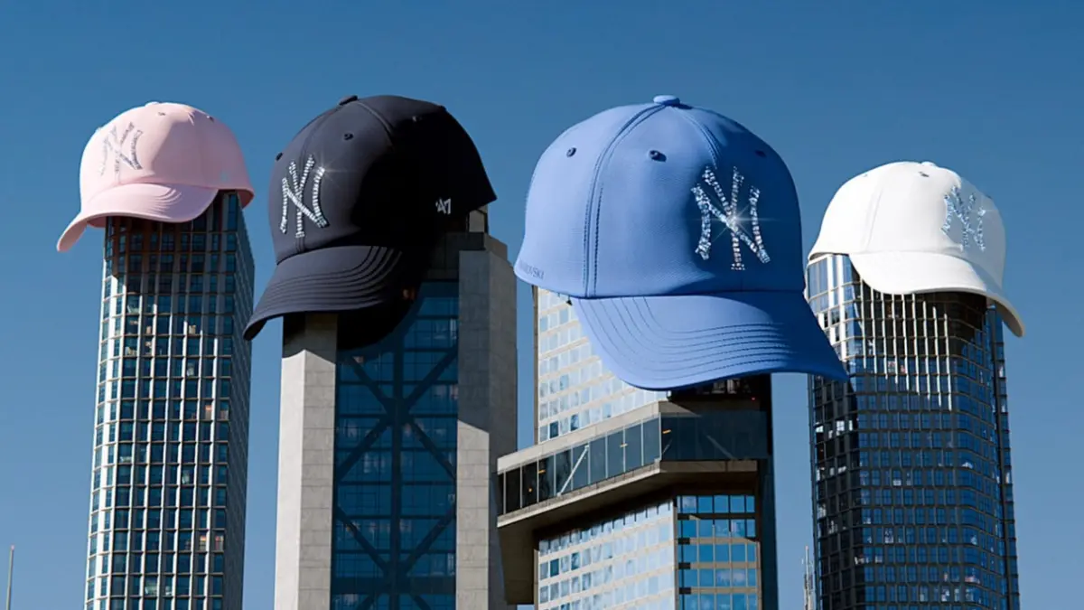 Swarovski dan ’47 kolaborasi hadirkan topi mewah. (x.com/ComplexStyle)