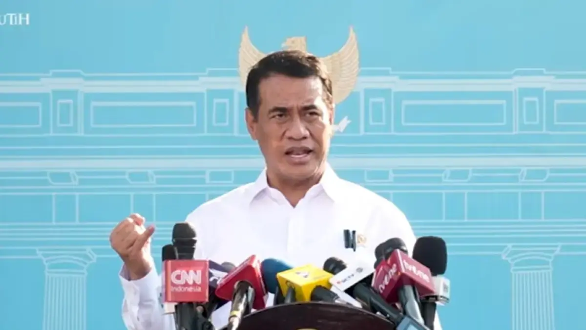 Mentan Andi Amran Sulaiman di Istana, Jakarta, Kamis (18/6). (Istimewa)