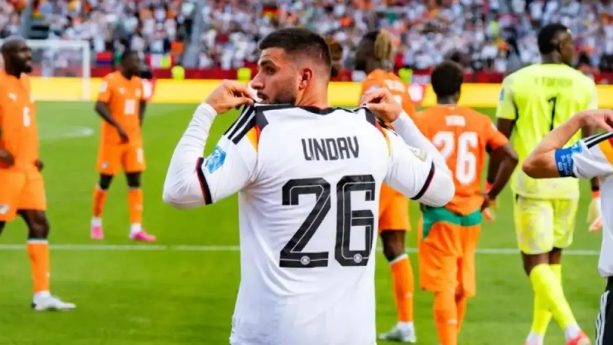 Deniz Undav jadi pembeda pada laga Jerman vs Pantai Gading dengan dua golnya. (Sportmole)