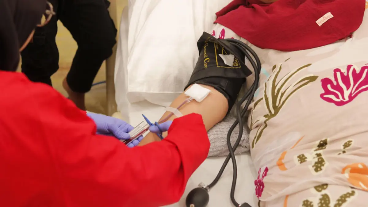 Donor darah di Aston Inn Gideon Batam. F. istimewa