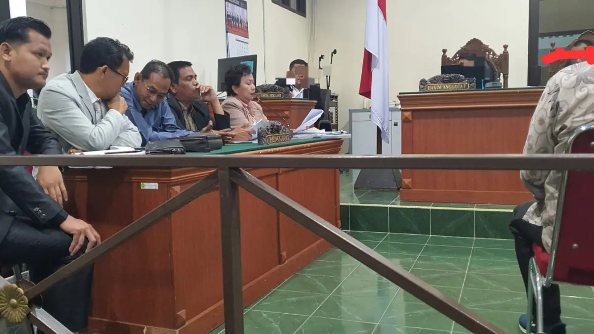 Pihak Penggugat Muhammad Zen, menghadirkan 2 saksi dalam sidang lanjutan yang menyatakan memiliki pengalaman manajerial air. F DOK LT & Associates Law Office