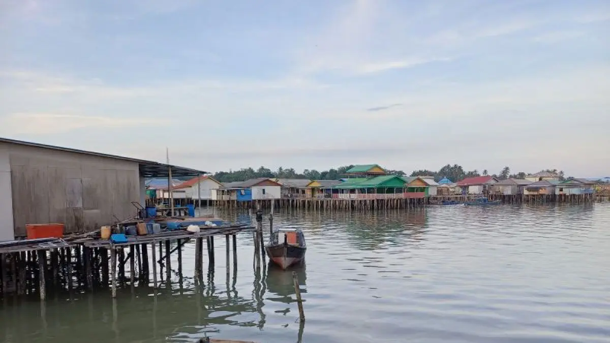 Potret kawasan pesisir di Kota Tanjungpinang, Provinsi Kepulauan Riau (Kepri). ANTARA/Ogen 