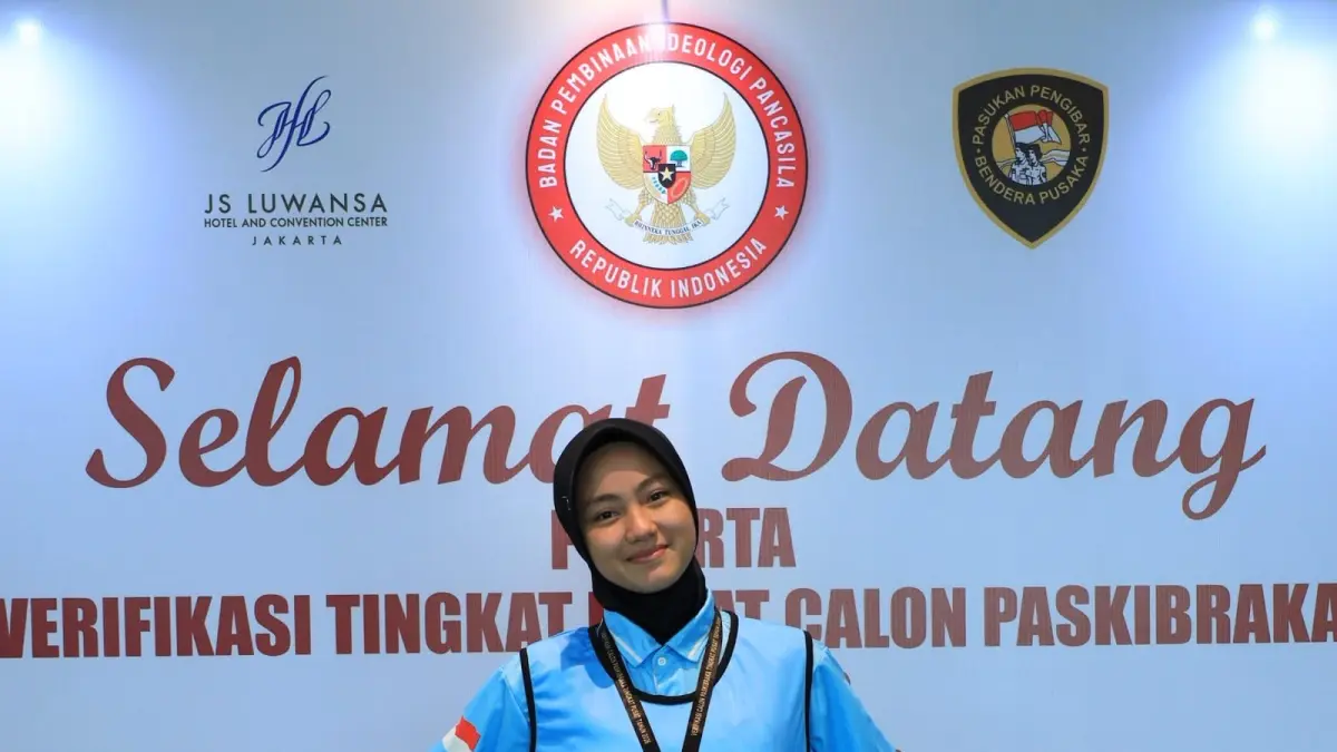 Raudah Mabrura saat mengikuti seleksi paskibraka tingkat nasional. F.Pribadi untuk Batam Pos