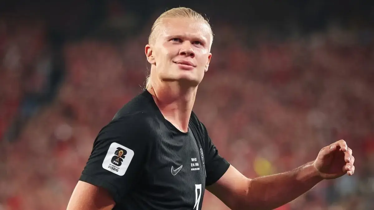 Erling Haaland tak ambil pusing hasil laga lawan Prancis. (@erling/Instagram)