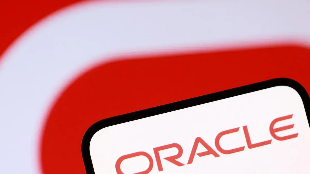Logo Oracle terlihat dalam ilustrasi / Foto: (Reuters)