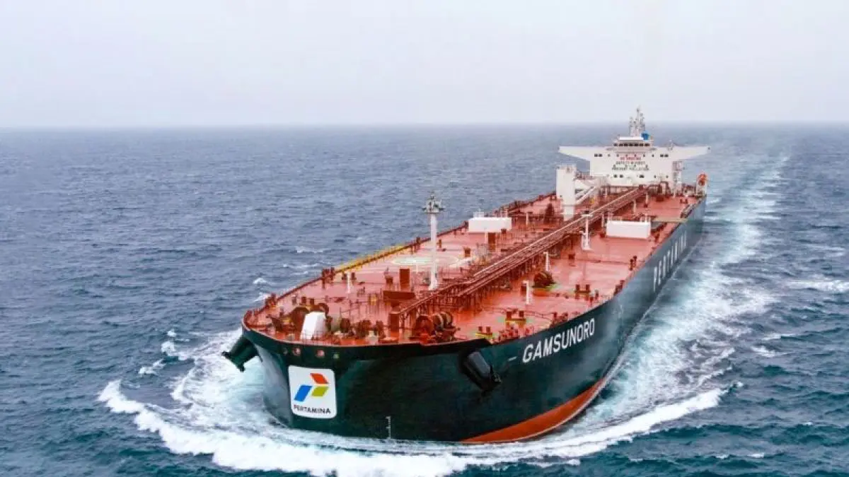 lustrasi - Kapal Gamsunoro milik PT Pertamina International Shipping (PIS). (ANTARA/HO-PIS) 