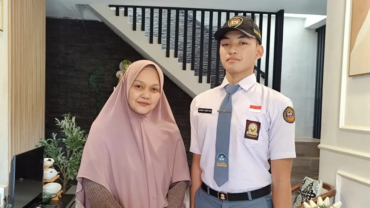 Muhammad Salman Farisi, Siswa SMA asal Tanjungpinang lolos seleksi Paskibraka Nasional. F. Mohamad Ismail/Batam Pos