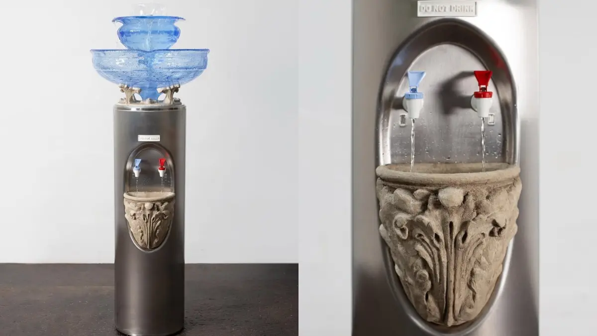 Balenciaga Spring Coolers Dispenser. (x.com/luscafusca150)
