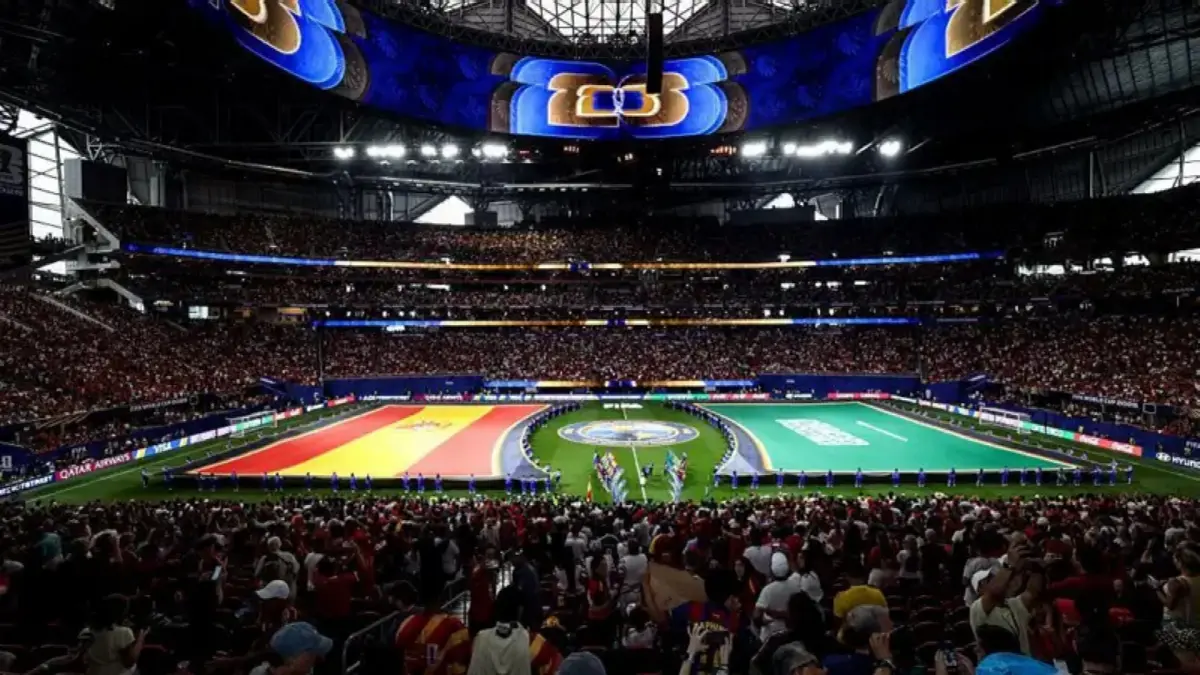 Bendera Arab Saudi dan Irak tak dibentangkan di lapangan Piala Dunia 2026. (x.com/bettitude)