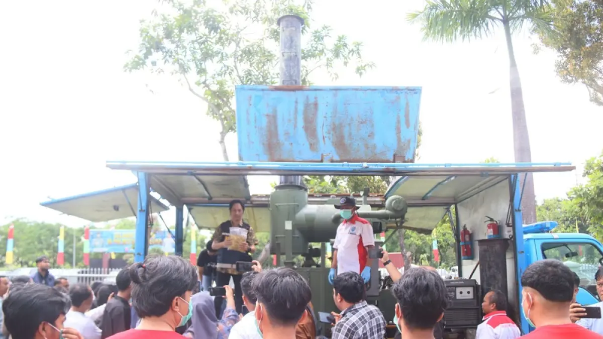 Polresta Barelang memusnahkan barang bukti narkoba senilai Rp9 miliar dari empat kasus yang diungkap sepanjang Mei-Juni 2026. Foto Cecep Mulyana/Batam Pos