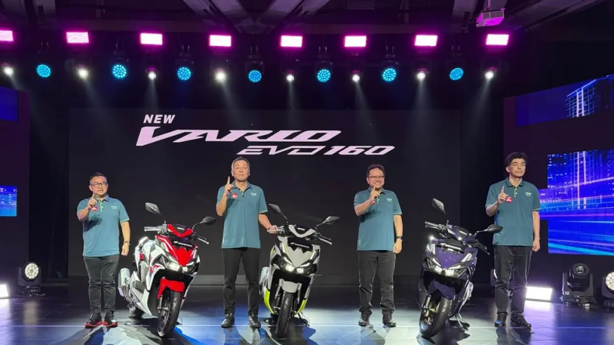 PT Astra Honda Motor meluncurkan New Honda Vario Evo 160 yang hadir dengan desain lebih agresif, mesin 160 cc generasi terbaru, serta tambahan fitur USB Type-C Charger dan Pop Up Center Hook untuk menunjang mobilitas harian. Foto: Istimewa