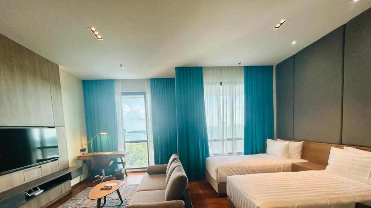Salah satu kamar di Dao by Dorsett Putri Cove hotel di kawasan Puteri, Johor Bahru. F Chahaya Simanjuntak/Batam Pos