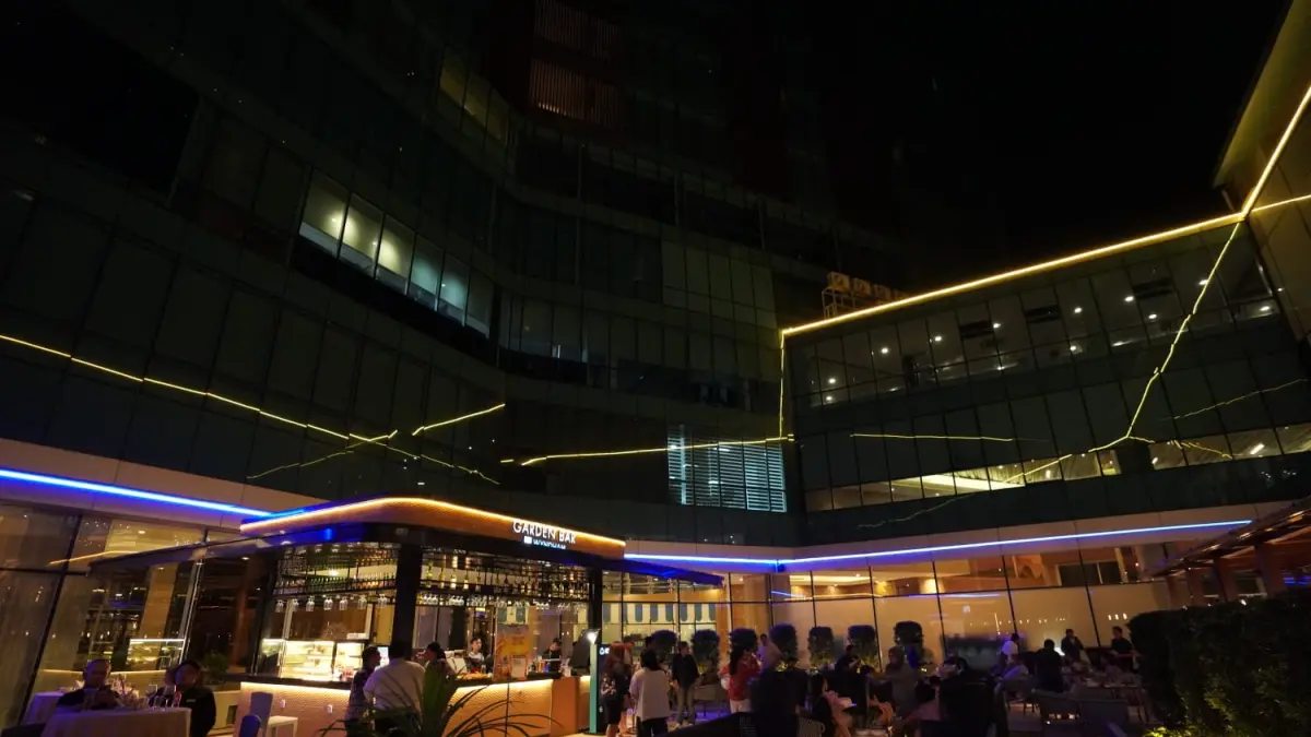Wyndham Panbil Batam membuk garden bar dan SA HANG restoran. F Abdul Azis Maulana/ Batam Pos