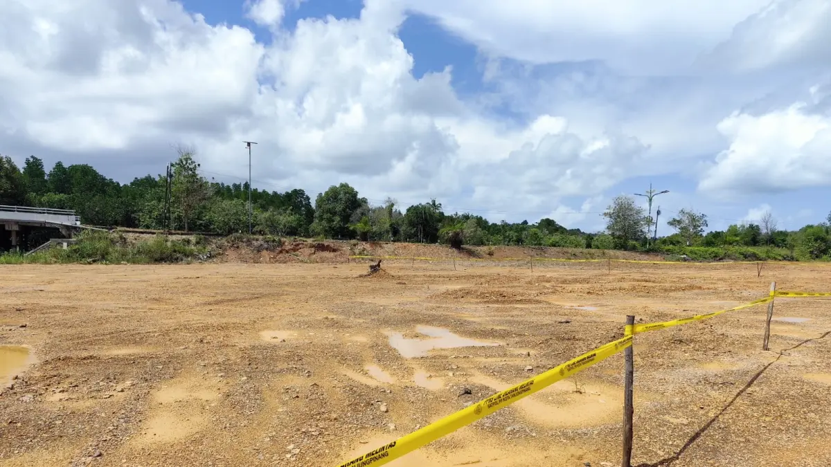 Kondisi kawasan mangrove setelah dibabat dan dilakukan penimbunan, Senin (29/6). F. Mohamad Ismail/Batam Pos