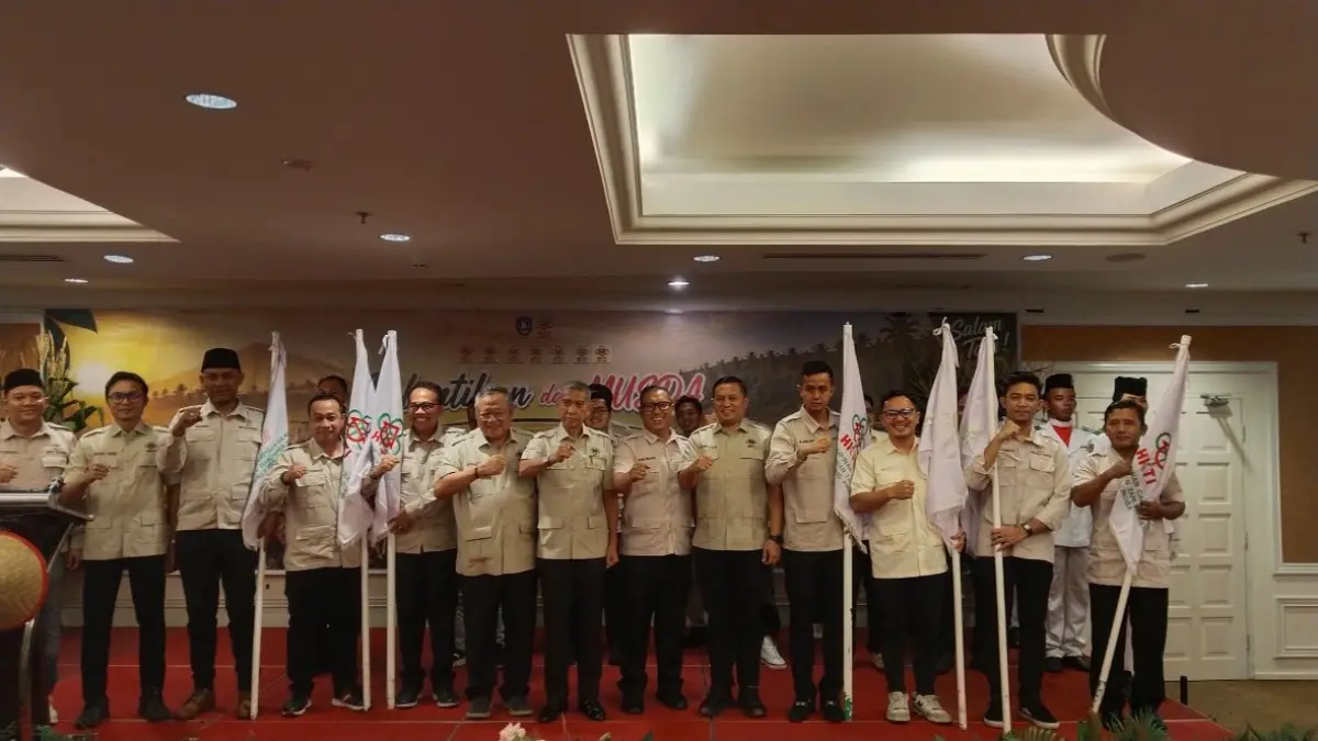 Pelantikan Dewan Pengurus Cabang (DPC) Himpunan Kerukunan Tani Indonesia (HKTI) kabupaten/kota se-Provinsi Kepulauan Riau.