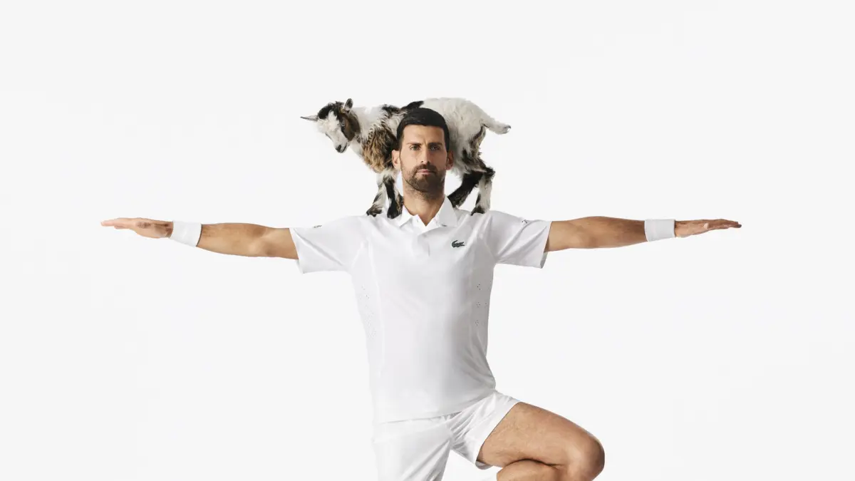 Lacoste rilis Logo GOAT khusus untuk Novak Djokovic. (corporate.lacoste.com)