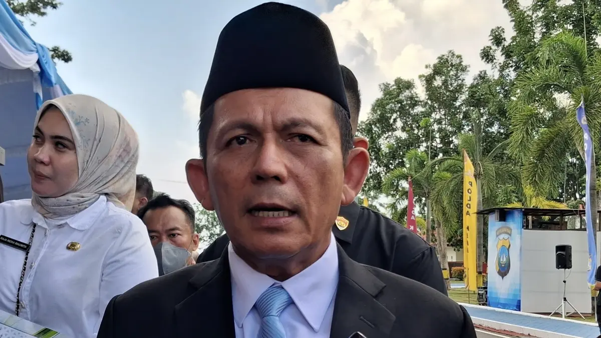Gubernur Kepri Ansar Ahmad saat ditemui pada pelaksanaan HUT Bhayangkara ke-80 di Mapolda Kepri, Nongsa, Rabu (1/7/2026). F Chahaya Simanjuntak/Batam Pos