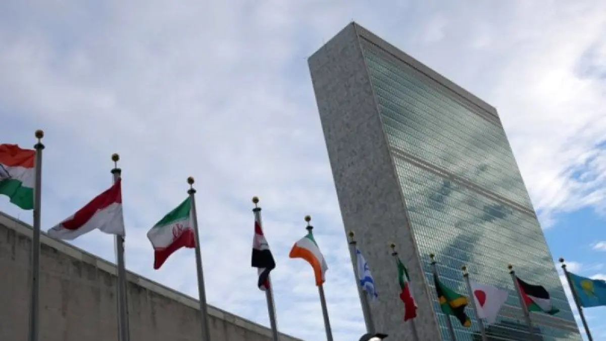 Gedung Markas Perserikatan Bangsa-Bangsa di New York. ANTARA/Aditya E.S. Wicaksono/am.