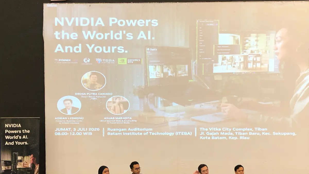 Institut Teknologi Batam (ITEBA) bekerja sama dengan NVIDIA Indonesia menggelar Perlombaan pengembangan kecerdasan buatan atau Artificial Intelligence (AI), Jumat (3/7).