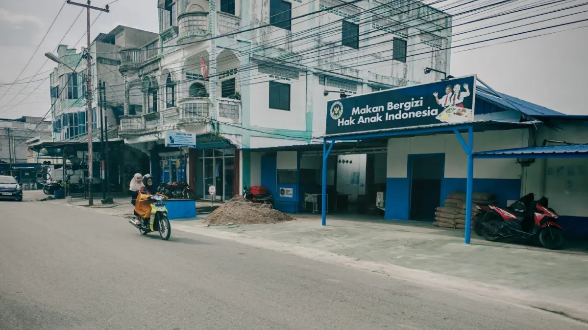 Salah satu dapur MBG di Kelurahan Sei Lakam Timur, Kecamatan Karimun tidak ada aktivitas disebabkan anak sekolah libur. F Sandi Pramosinto/Batam Pos