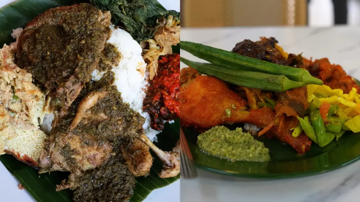 Perbedaan nasi Padang dan nasi kandar. (www.youtube.com/@sfk & www.youtube.com/@tanboykun)
