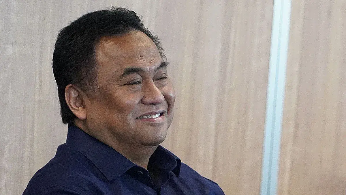 Anggota DPR RI dari fraksi NasDem Rachmat Gobel. ANTARA/Arif Ariadi.