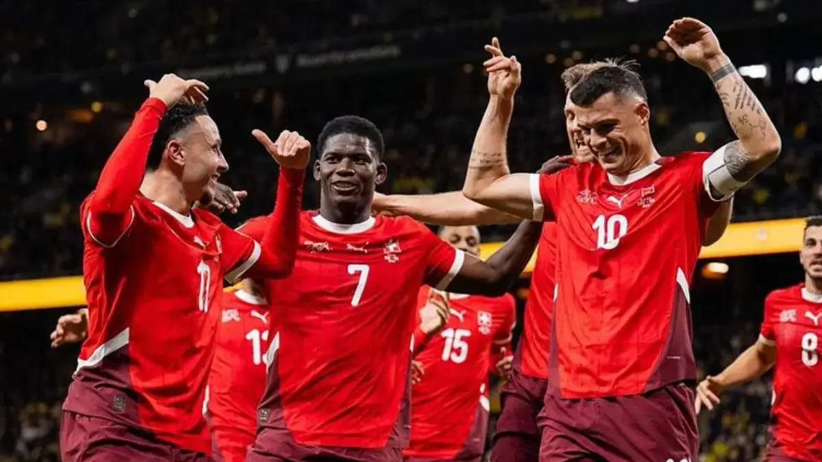 Granit Xhaka memimpin ambisi Swiss untuk menembus perempat final Piala Dunia 2026. (Instagram @granitxhaka)