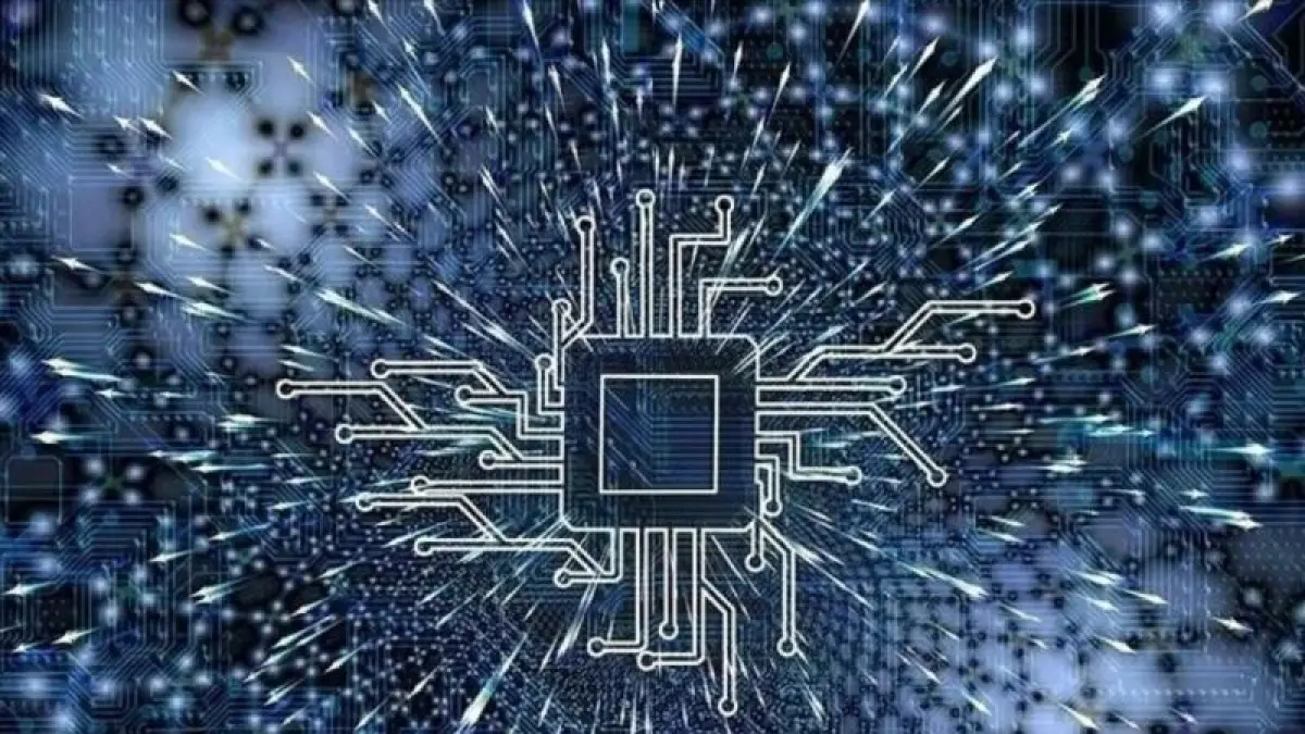 Ilustrasi chip memori untuk pusat data kecerdasan buatan (artificial intelligence/AI). F Istimewa via Antara