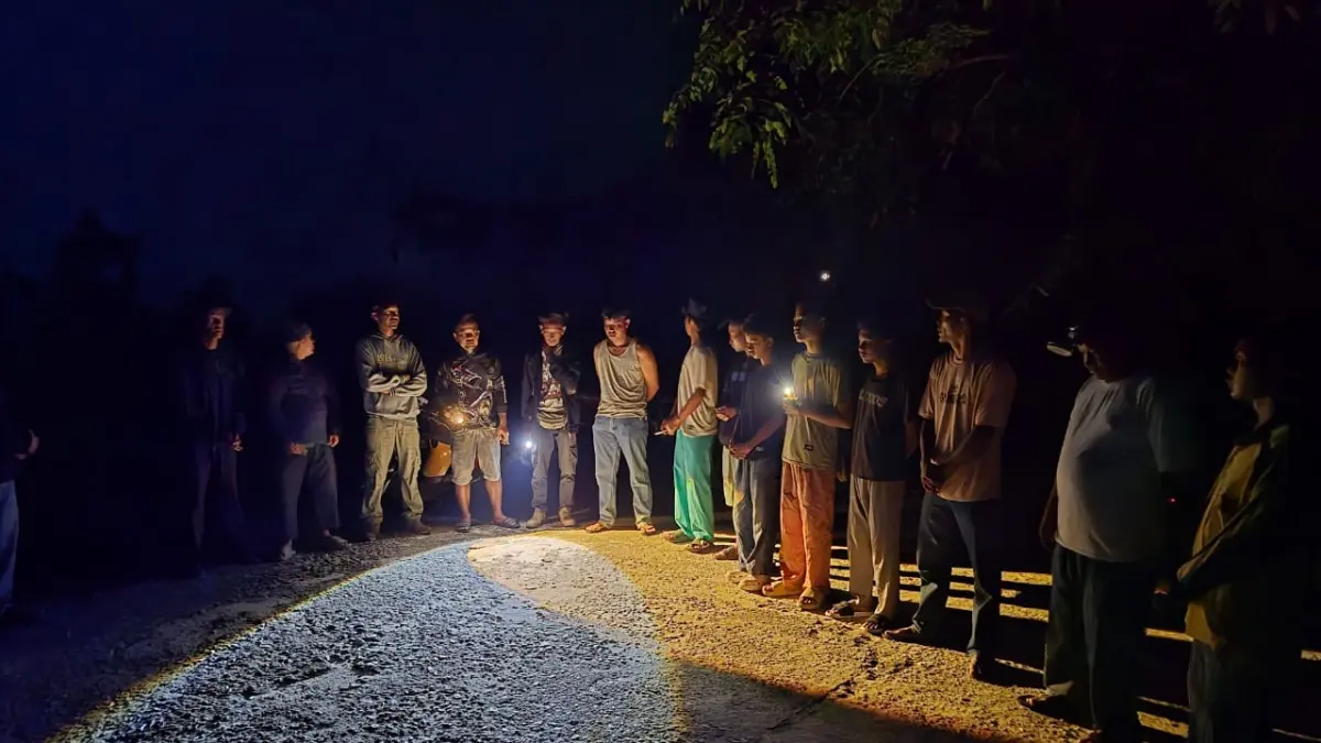 Tim SAR gabungan melakukan pencarian remaja yang hilang di Gunung Jantan,Karimun beberapa waktu lalu. F Sandi Pramosinto/Batam Pos