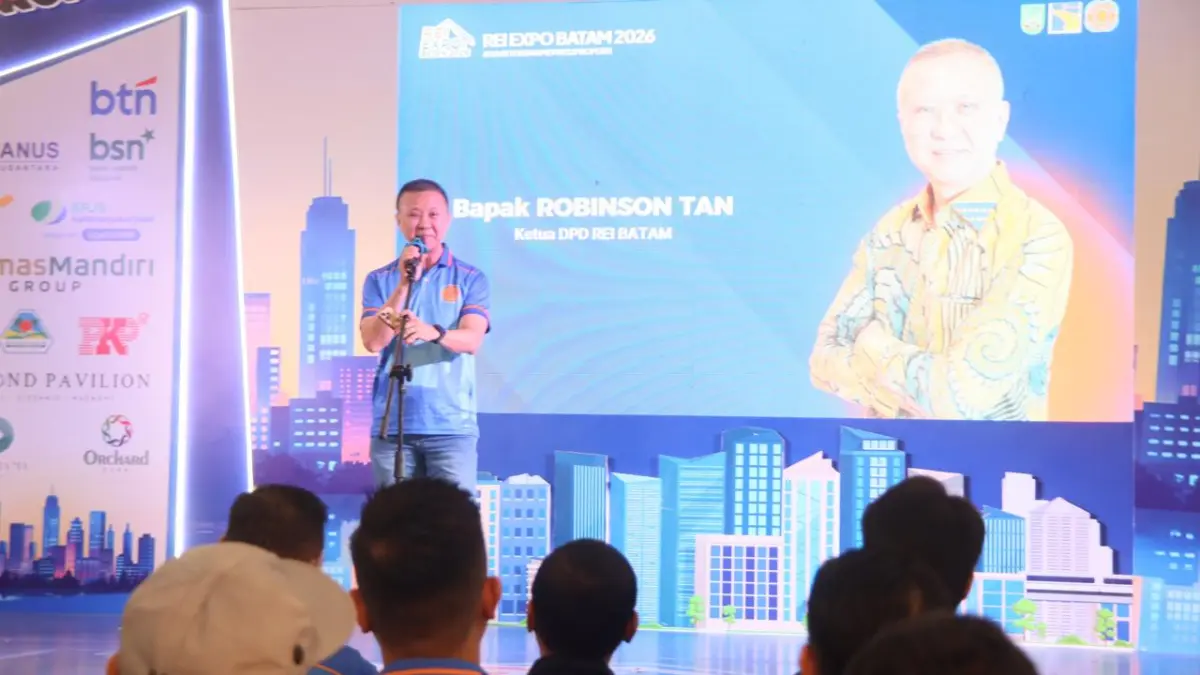 Ketua DPD Real Estat Indonesia (REI) Batam Robinson Tan