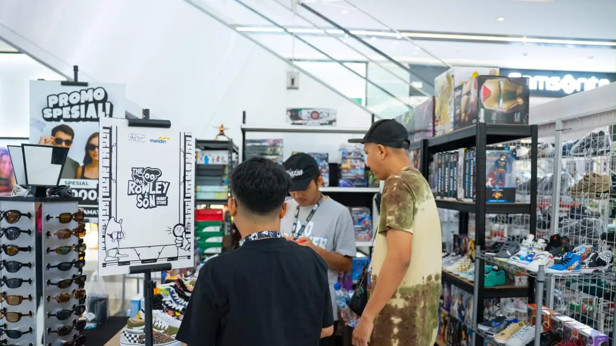 Geliat ekonomi kreatif dengan iven Rise of the Sneakers (RoTS). Ini menjadi agenda tahunan yang digagas Simplemind Communication di Batam. F Abdul Azis/Batam Pos