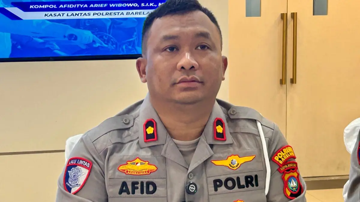 Kasatlantas Polresta Barelang, Kompol Afiditya Arief Wibowo. F Chahaya Simanjuntak/Batam Pos