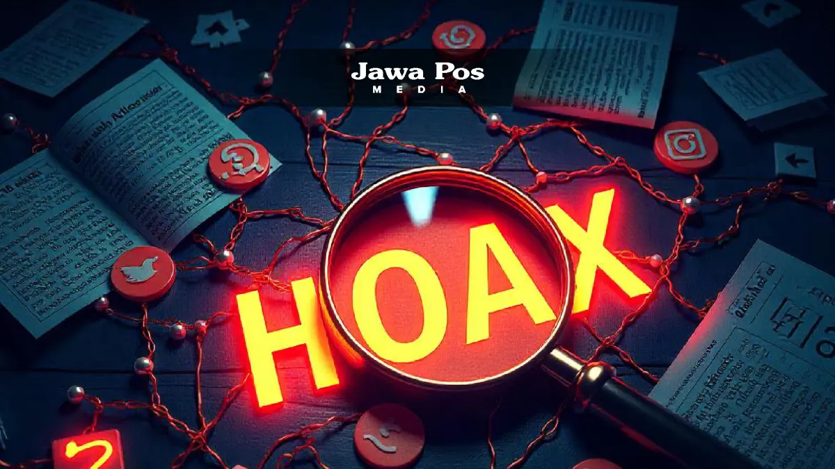 Ilustrasi hoax. (Dimas Pradipta/JawaPos.com)