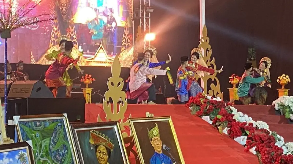 Illustrasi - Pertunjukan tarian Melayu di Kenduri Seni Melayu Kota Batam, Kepulauan Riau (Kepri), Juli 2026. ANTARA/Amandine Nadja