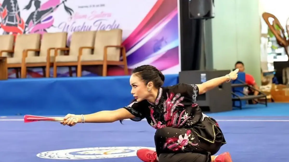 Krisdayanti memenangkan dua medali emas dari Kejuaraan Nasional (Kejurnas) Wushu Kungfu 2026 yang digelar di Alam Sutera Mall, Tangerang, pada 22 hingga 26 Juli 2026.